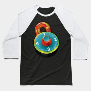 Padlock Baseball T-Shirt